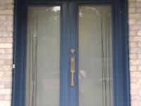 Steel Entry door with transom